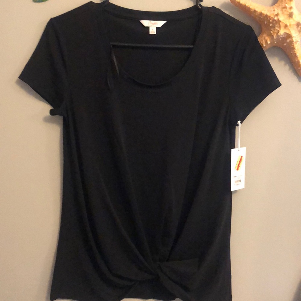 black shirt